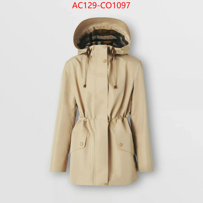 Down jacket Women-Burberry,aaaaa+ replica , ID: CO1097,$: 129USD