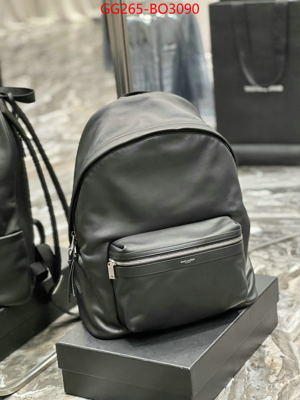 YSL Bag(TOP)-Backpack-,ID: BO3090,$: 265USD