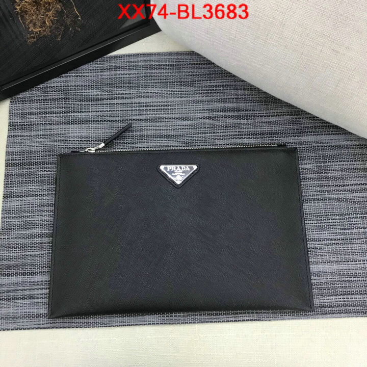 Prada Bags(TOP)-Clutch-,ID: BL3683,$: 74USD