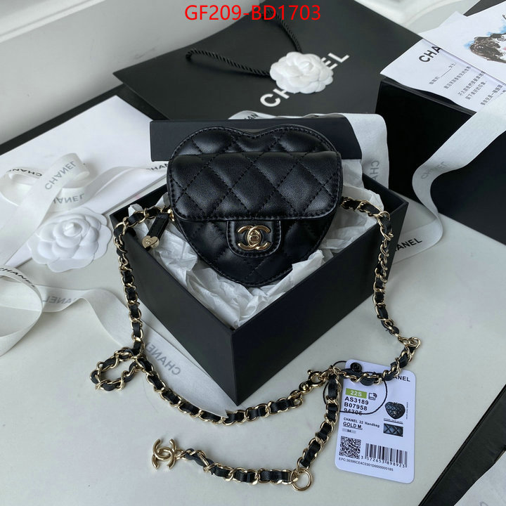 Chanel Bags(TOP)-Diagonal-,ID: BD1703,$: 209USD