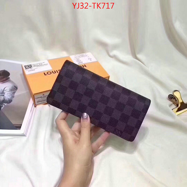 LV Bags(4A)-Wallet,ID: TK717,$:32USD