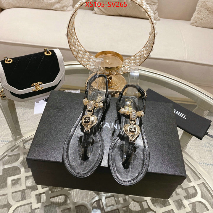 Women Shoes-Chanel,top quality designer replica , ID: SV265,$: 105USD