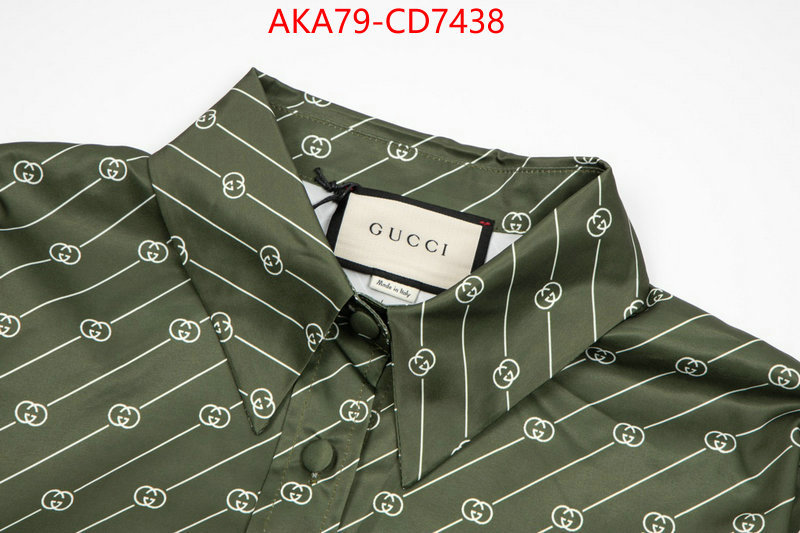 Clothing-Gucci,quality aaaaa replica , ID: CD7438,$: 79USD