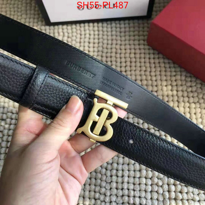 Belts-Burberry,replica 2023 perfect luxury , ID: PL487,$: 55USD