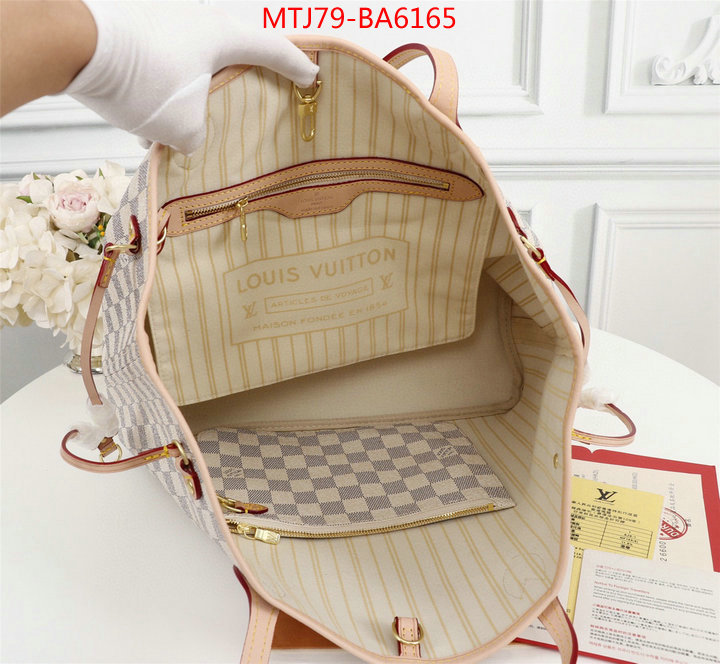 LV Bags(4A)-Neverfull-,practical and versatile replica designer ,ID: BA6165,$: 79USD