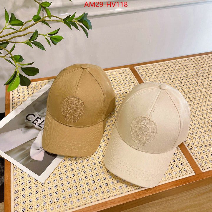 Cap (Hat)-Chrome Hearts,luxury fake , ID: HV118,$: 29USD