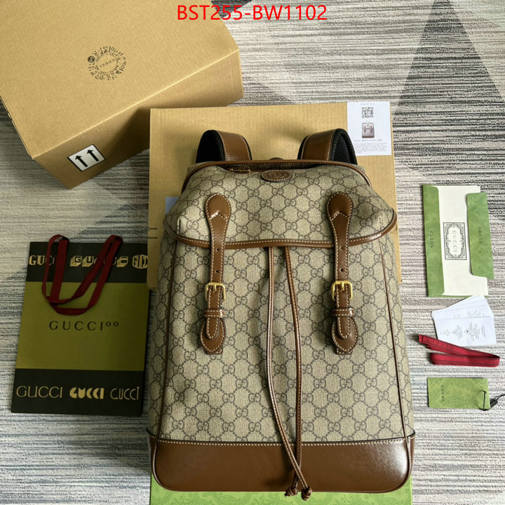 Gucci Bags(TOP)-Backpack-,fake cheap best online ,ID: BW1102,$: 255USD