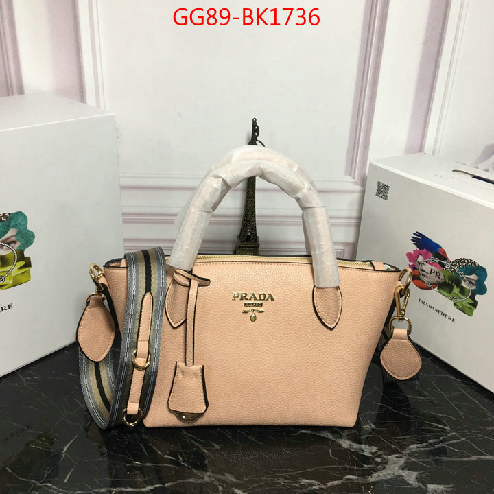 Prada Bags(4A)-Handbag-,ID: BK1736,$:89USD