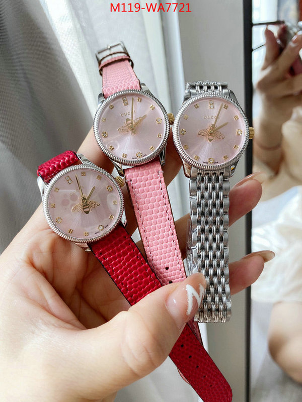 Watch(4A)-Gucci,2023 replica wholesale cheap sales online , ID: WA7721,$: 119USD