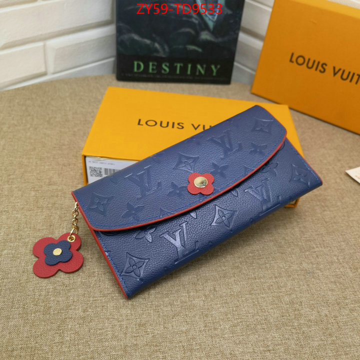 LV Bags(4A)-Wallet,online ,ID: TD9533,$: 59USD