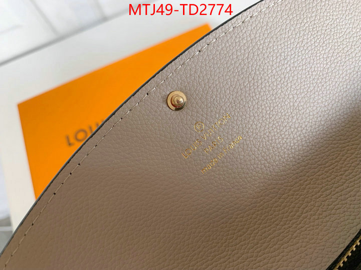 LV Bags(4A)-Wallet,ID: TD2774,$: 49USD