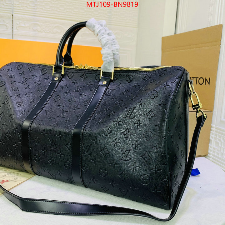 LV Bags(4A)-Keepall BandouliRe 45-50-,best quality fake ,ID: BN9819,$: 109USD