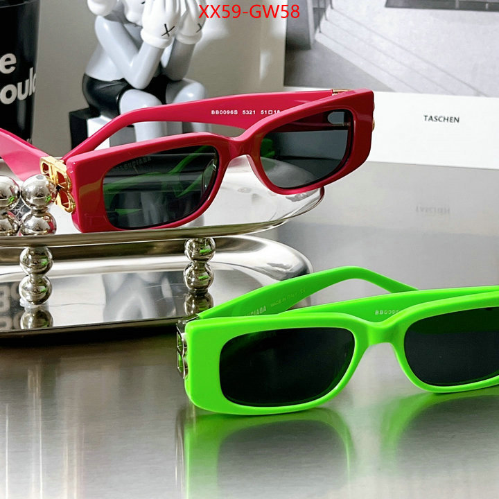 Glasses-Balenciaga,only sell high-quality , ID: GW58,$: 59USD