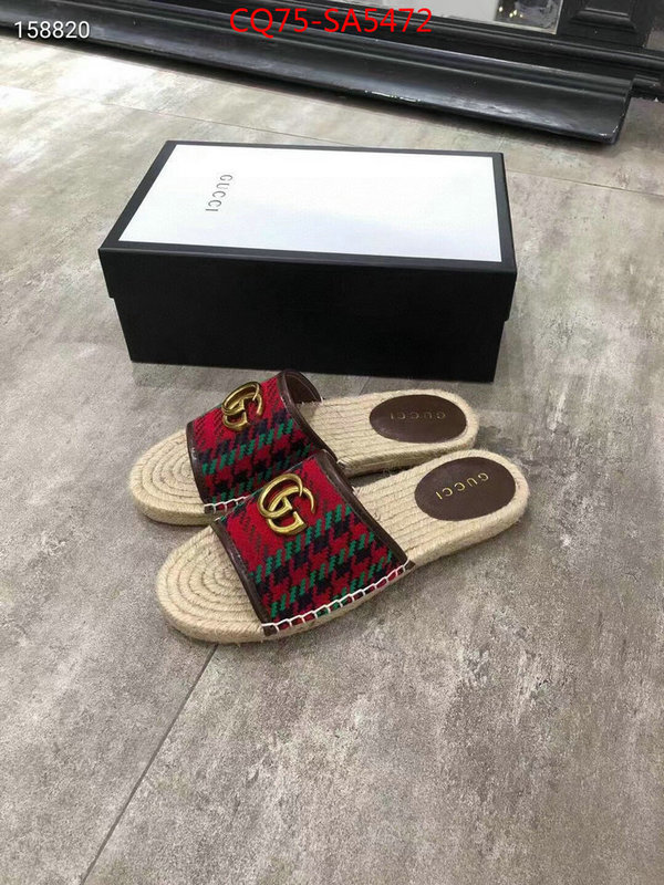 Women Shoes-Gucci,best luxury replica , ID: SA5472,$: 75USD