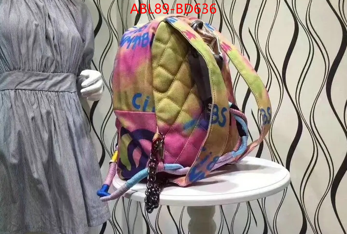 Chanel Bags(4A)-Backpack-,ID: BD636,$: 89USD