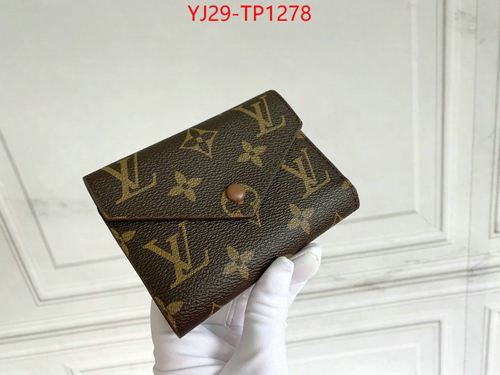 LV Bags(4A)-Wallet,ID: TP1278,$: 29USD