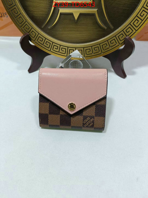 LV Bags(4A)-Wallet,new ,ID: TD6543,$: 39USD