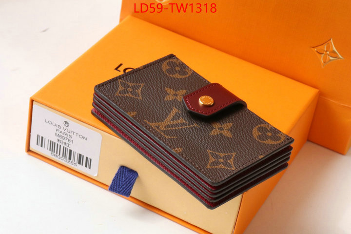 LV Bags(TOP)-Wallet,ID: TW1318,$: 59USD