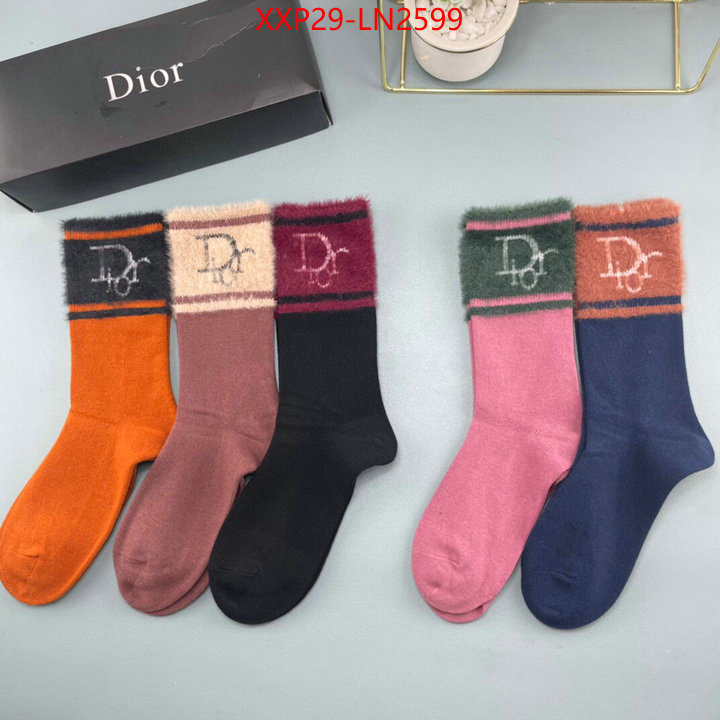Sock-Dior,highest quality replica , ID: LN2599,$: 29USD