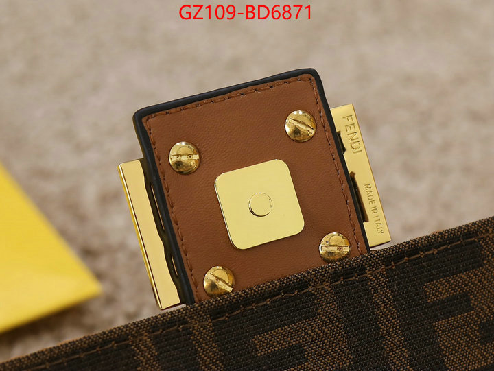 Fendi Bags(4A)-Baguette-,high quality happy copy ,ID: BD6871,$: 109USD