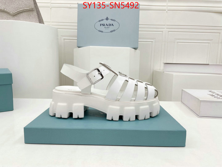 Women Shoes-Prada,best quality fake , ID: SN5492,$: 135USD