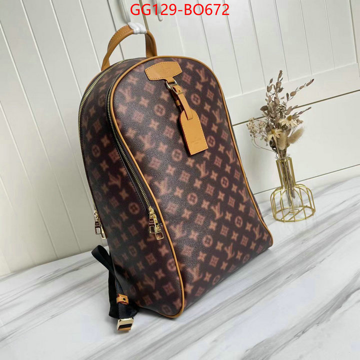 LV Bags(4A)-Backpack-,buy online ,ID: BO672,$: 129USD