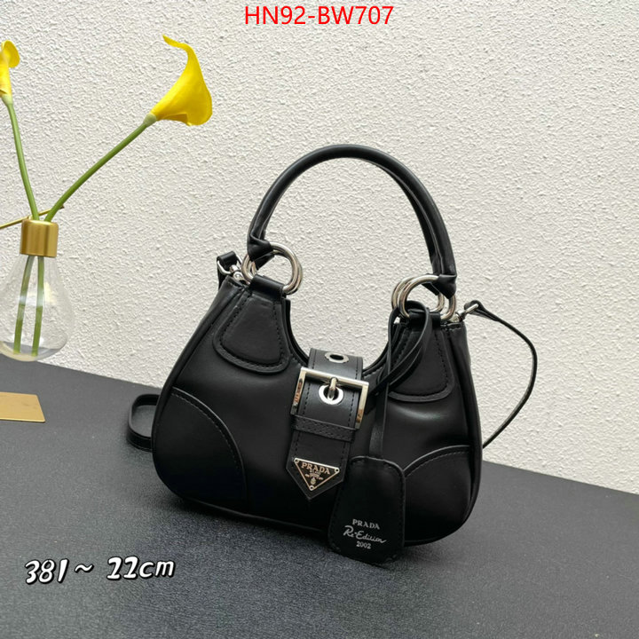 Prada Bags(4A)-Diagonal-,what is a counter quality ,ID: BW707,$: 92USD