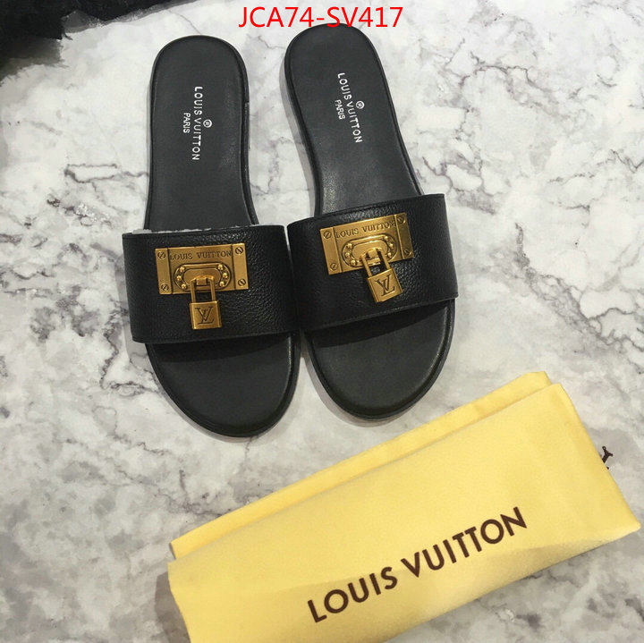 Women Shoes-LV,what 1:1 replica , ID: SV417,$:74USD