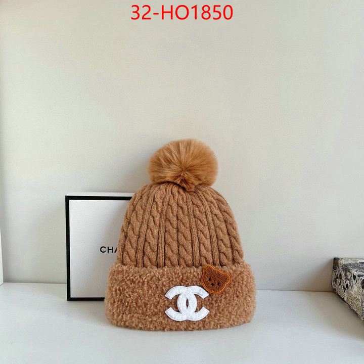 Cap (Hat)-Chanel,1:1 replica wholesale , ID: HO1850,$: 32USD