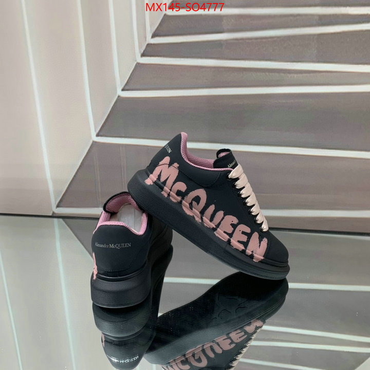 Men Shoes-Alexander McQueen,designer fake , ID: SO4777,$: 145USD
