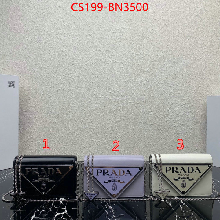 Prada Bags(TOP)-Diagonal-,ID: BN3500,$: 199USD