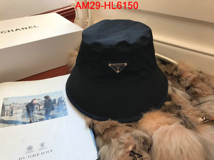 Cap (Hat)-Prada,high quality 1:1 replica , ID: HL6150,$: 29USD