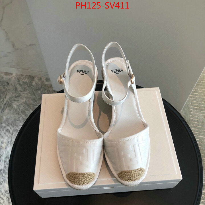 Women Shoes-Fendi,replica online , ID: SV411,$:125USD