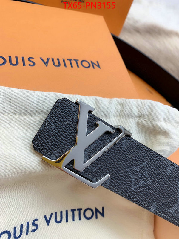 Belts-LV,shop the best high authentic quality replica , ID: PN3155,$: 65USD