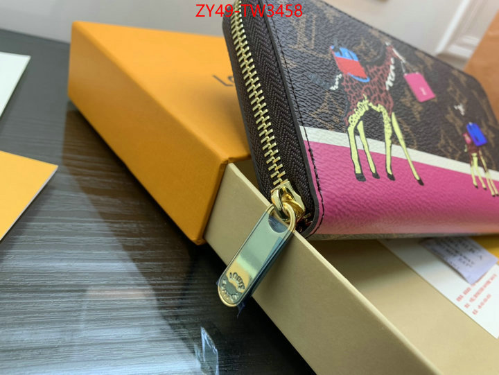 LV Bags(4A)-Wallet,wholesale 2023 replica ,ID: TW3458,$: 49USD