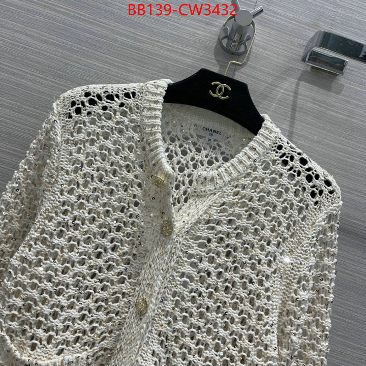 Clothing-Chanel,best like , ID: CW3432,$: 139USD