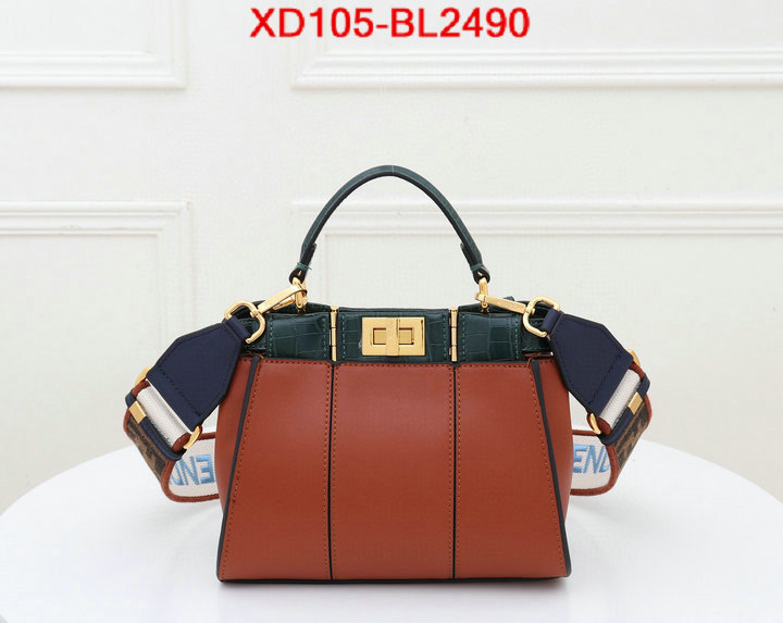 Fendi Bags(4A)-Peekaboo,high quality designer replica ,ID: BL2490,$: 105USD