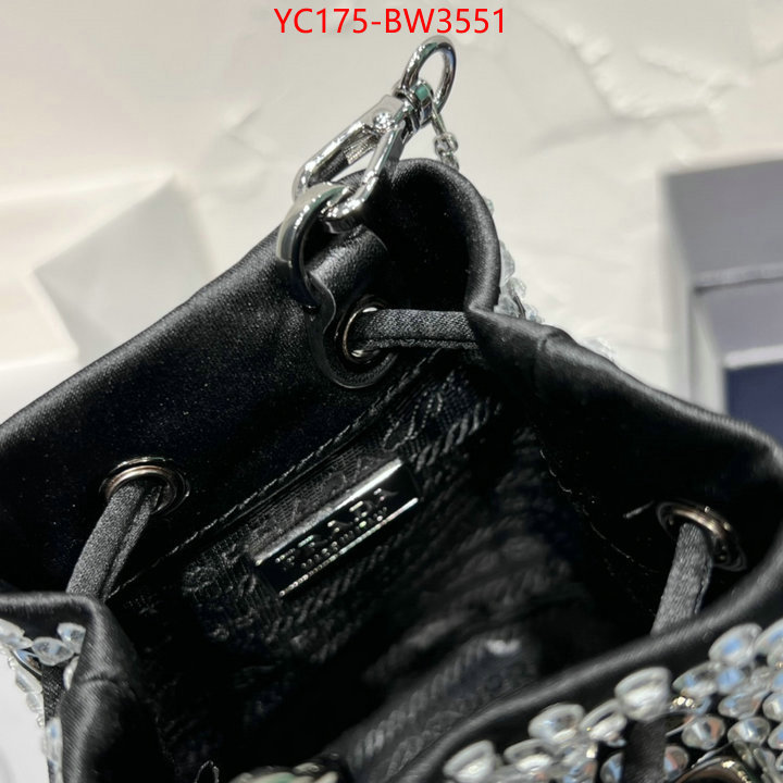 Prada Bags(TOP)-Diagonal-,ID: BW3551,$: 175USD