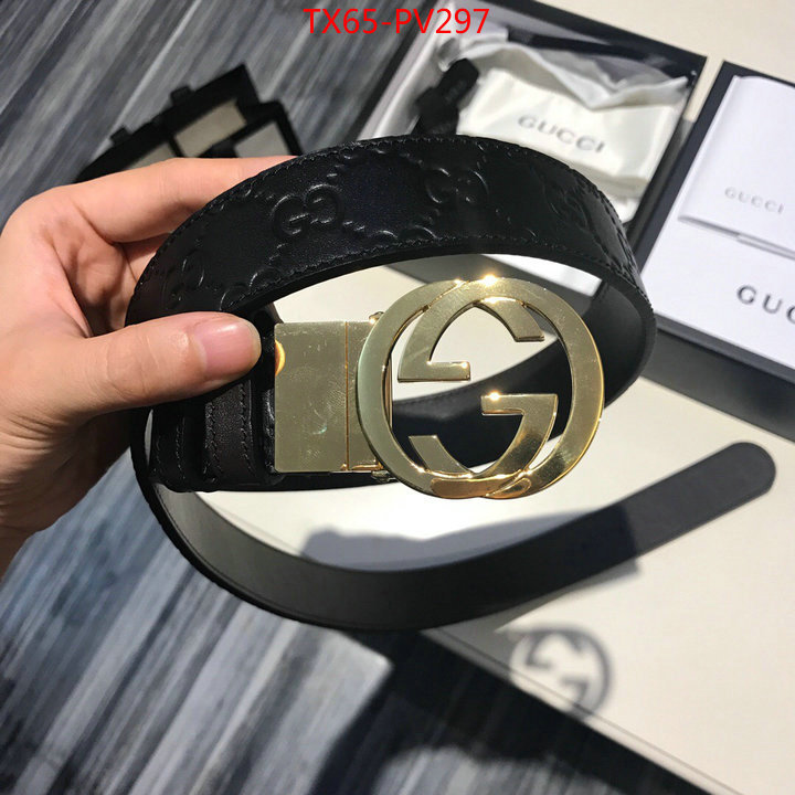 Belts-Gucci,fashion designer , ID: PV297,$:65USD