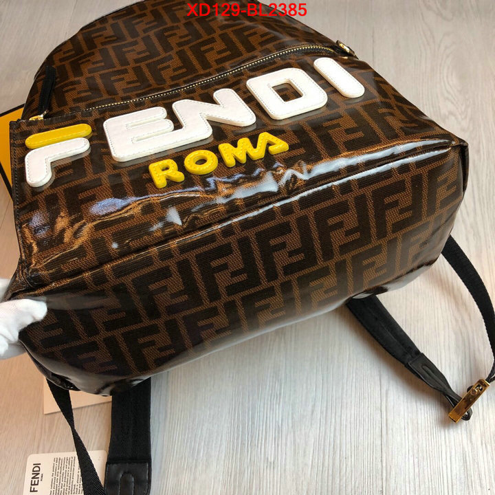 Fendi Bags(4A)-Backpack-,replica shop ,ID: BL2385,$:129USD