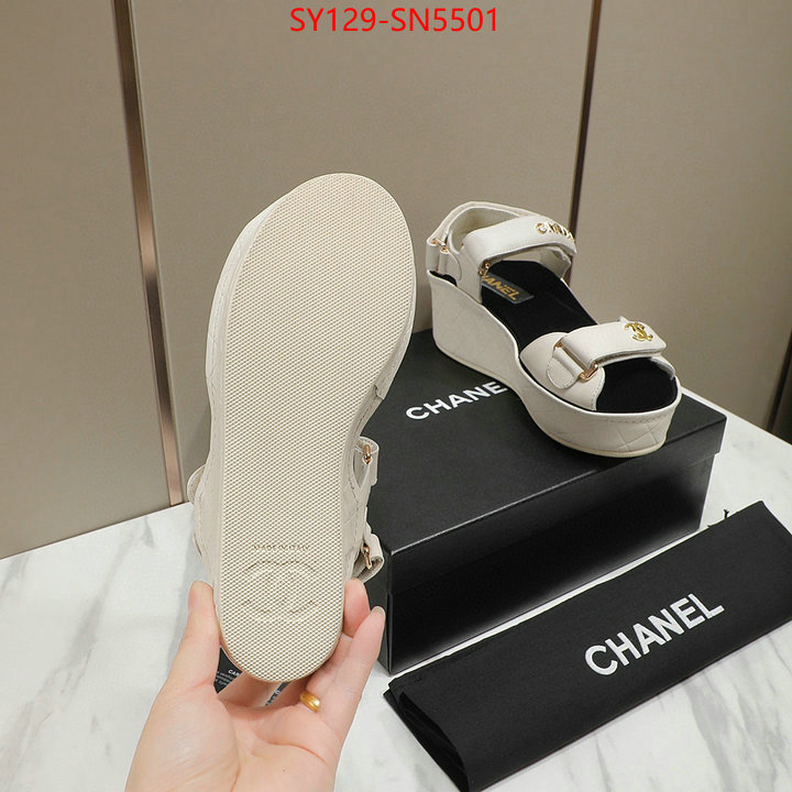 Women Shoes-Chanel,1:1 replica wholesale , ID: SN5501,$: 129USD