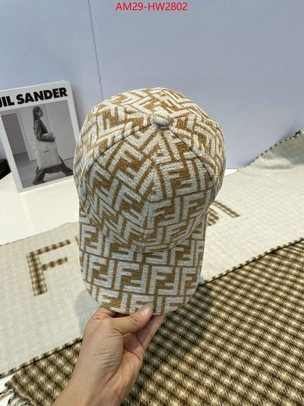 Cap (Hat)-Fendi,fake designer , ID: HW2802,$: 29USD