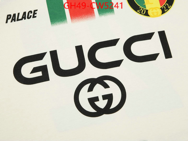 Clothing-Gucci,2023 replica , ID: CW5241,$: 49USD