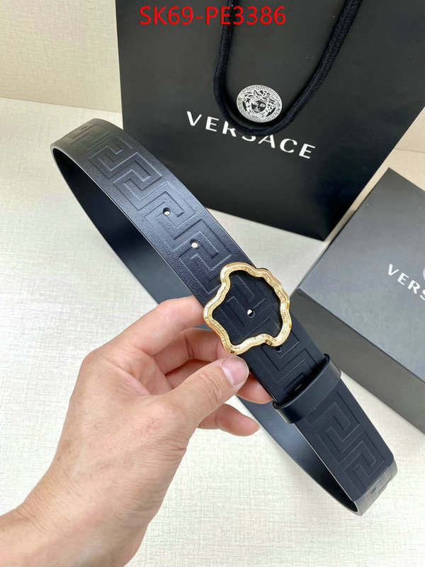 Belts-Versace,2023 perfect replica designer , ID: PE3386,$: 69USD