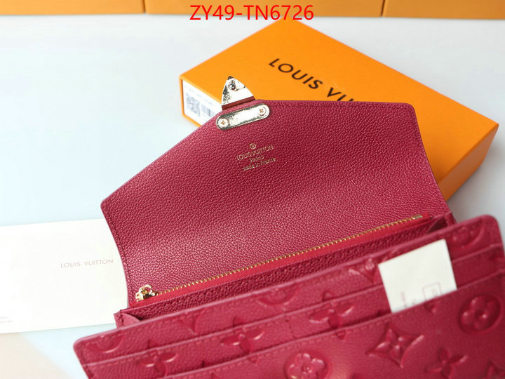 LV Bags(4A)-Wallet,ID: TN6726,$: 49USD