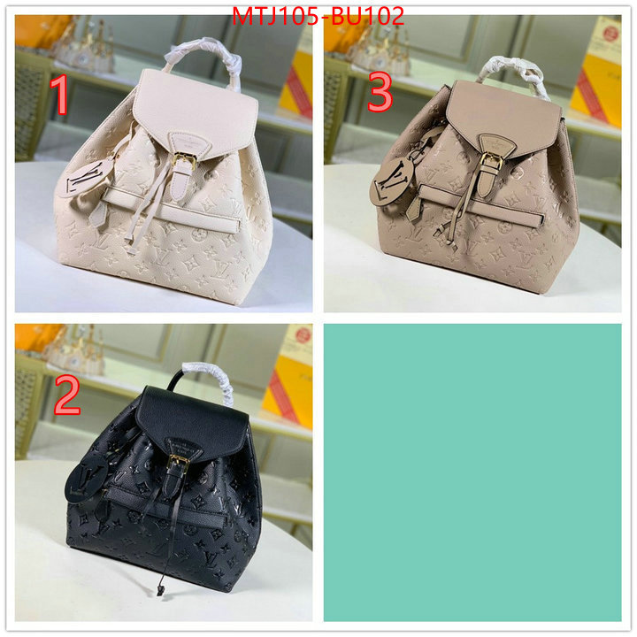 LV Bags(4A)-Backpack-,top ,ID: BU102,$: 105USD