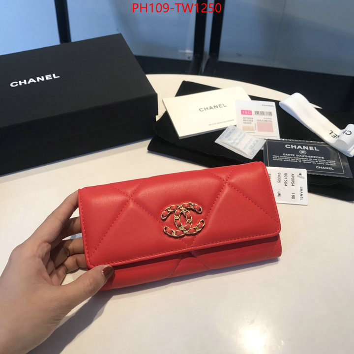 Chanel Bags(TOP)-Wallet-,ID: TW1250,$: 109USD