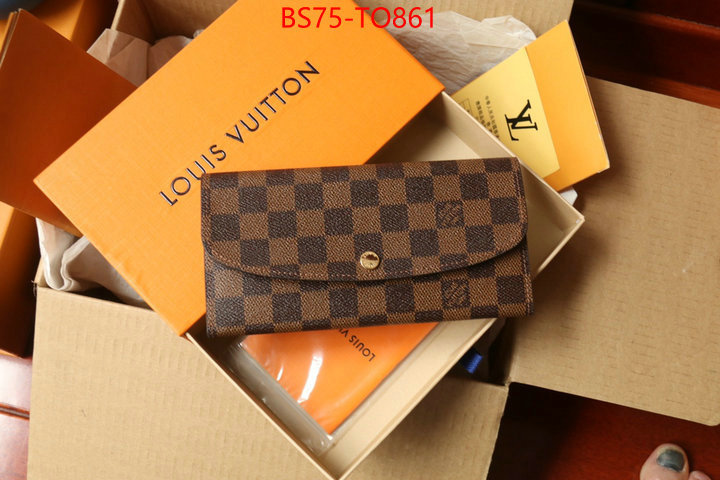 LV Bags(TOP)-Wallet,ID: TO861,$: 75USD