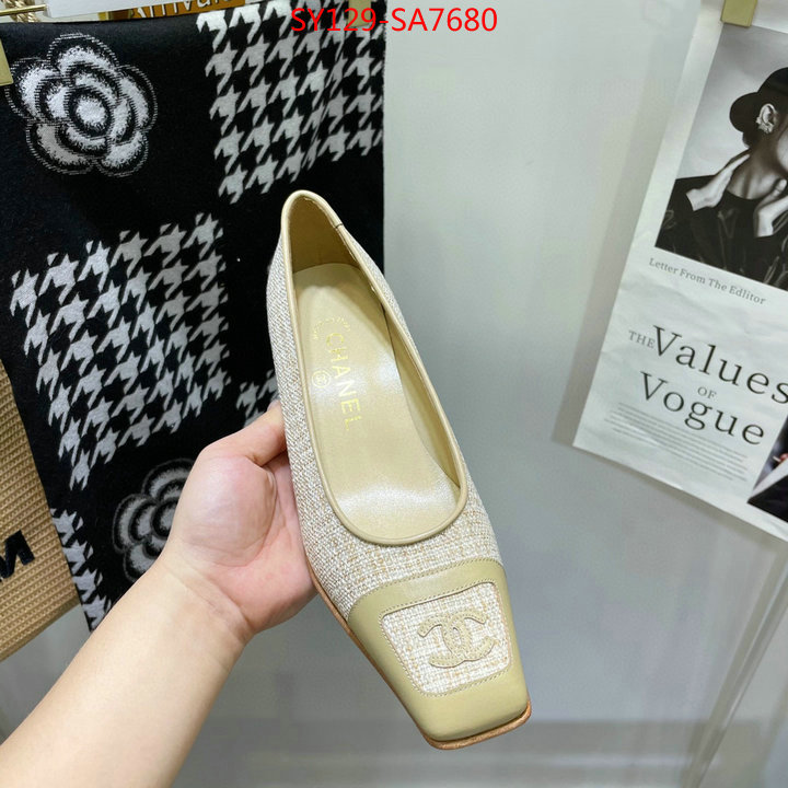 Women Shoes-Chanel,cheap replica , ID: SA7680,$: 129USD