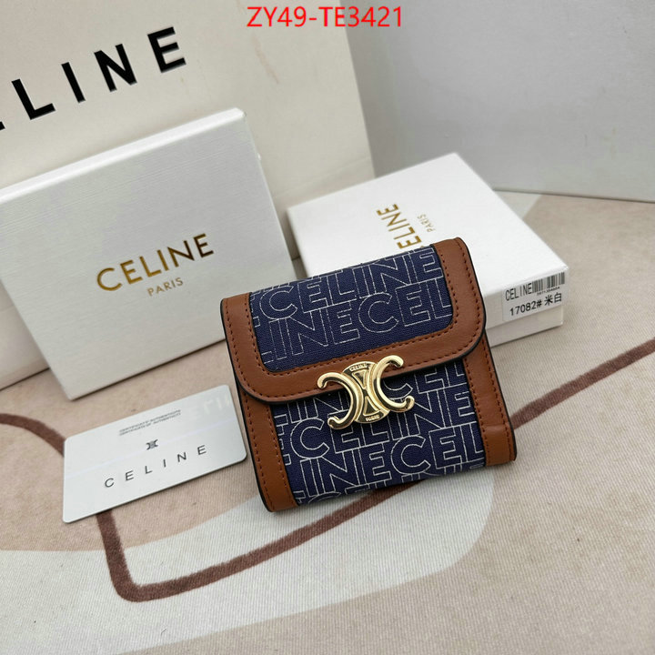 CELINE Bags(4A)-Wallet,fake ,ID: TE3421,$: 49USD